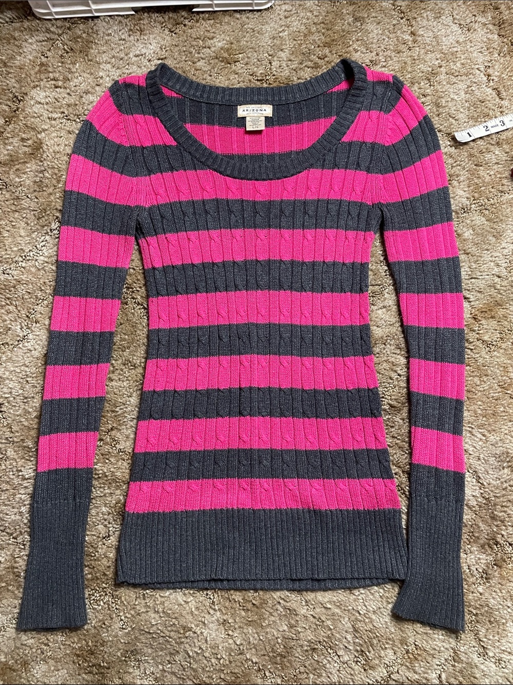 The Original Arizona Jean‎ Company Woman’s Y2K Fitted Long Sleeve Sweater